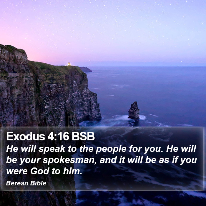 Exodus 4:16 BSB Bible Study