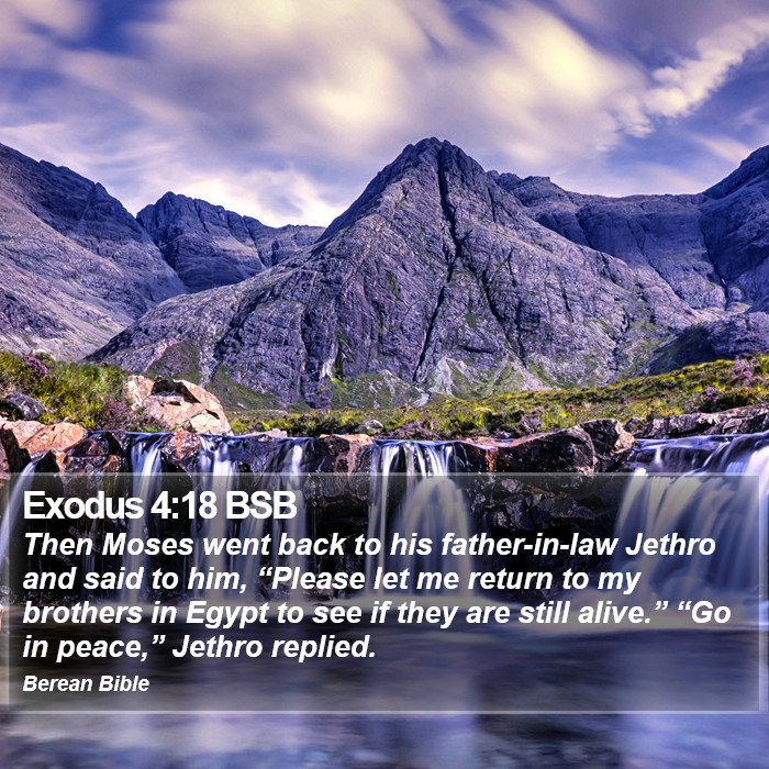 Exodus 4:18 BSB Bible Study