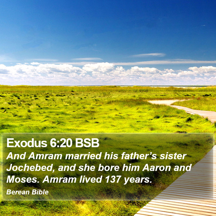 Exodus 6:20 BSB Bible Study