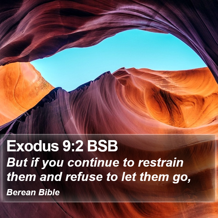 Exodus 9:2 BSB Bible Study