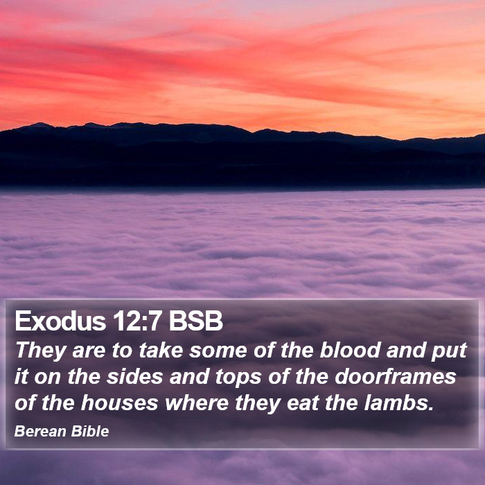 Exodus 12:7 BSB Bible Study