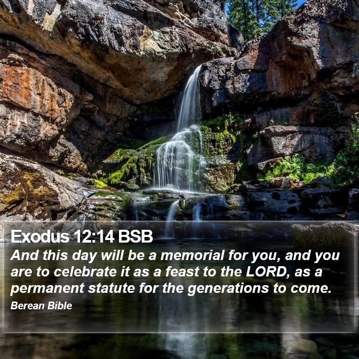 Exodus 12:14 BSB Bible Study