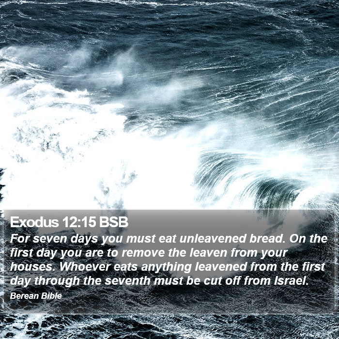 Exodus 12:15 BSB Bible Study