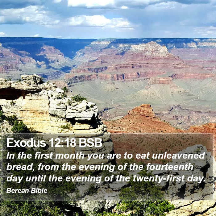 Exodus 12:18 BSB Bible Study