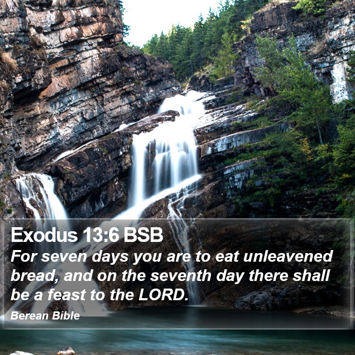 Exodus 13:6 BSB Bible Study