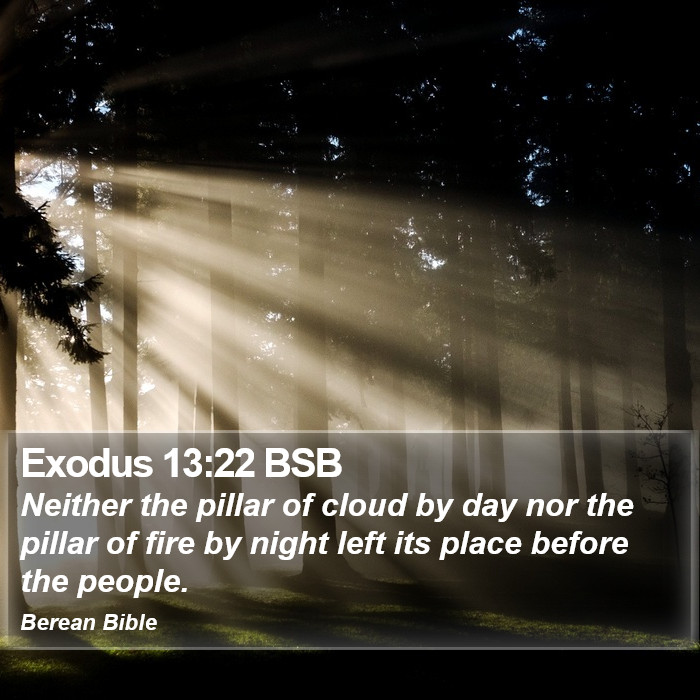 Exodus 13:22 BSB Bible Study