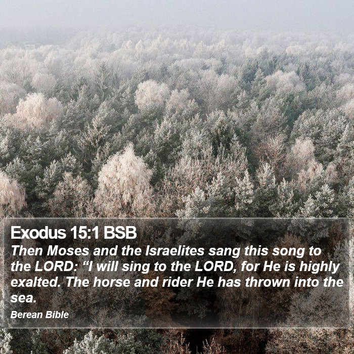 Exodus 15:1 BSB Bible Study