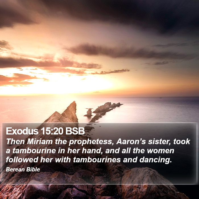 Exodus 15:20 BSB Bible Study