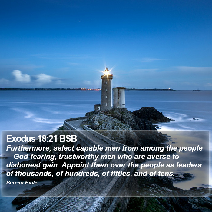 Exodus 18:21 BSB Bible Study