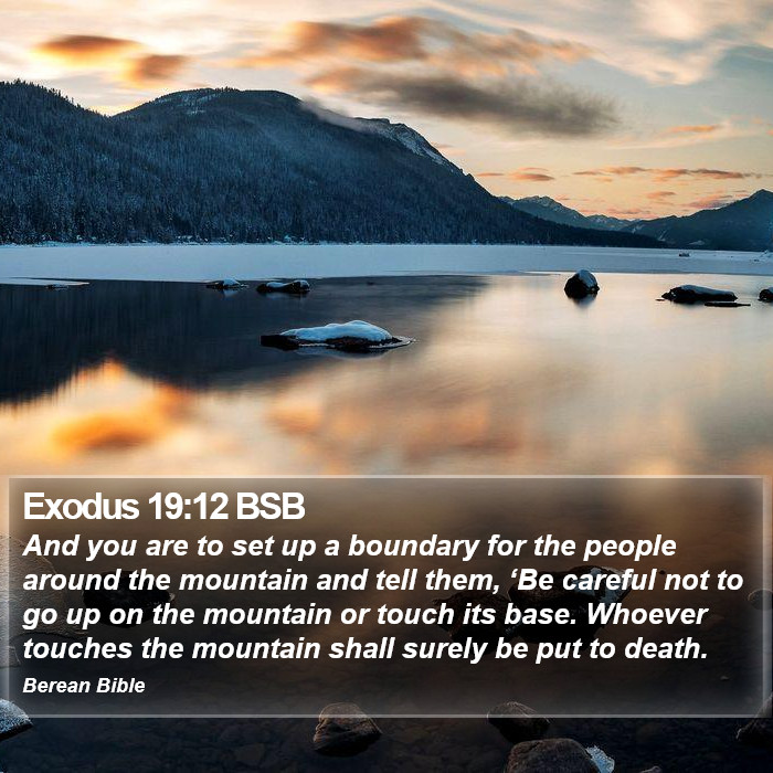 Exodus 19:12 BSB Bible Study