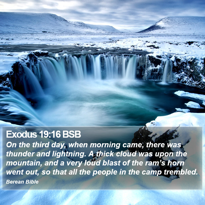 Exodus 19:16 BSB Bible Study