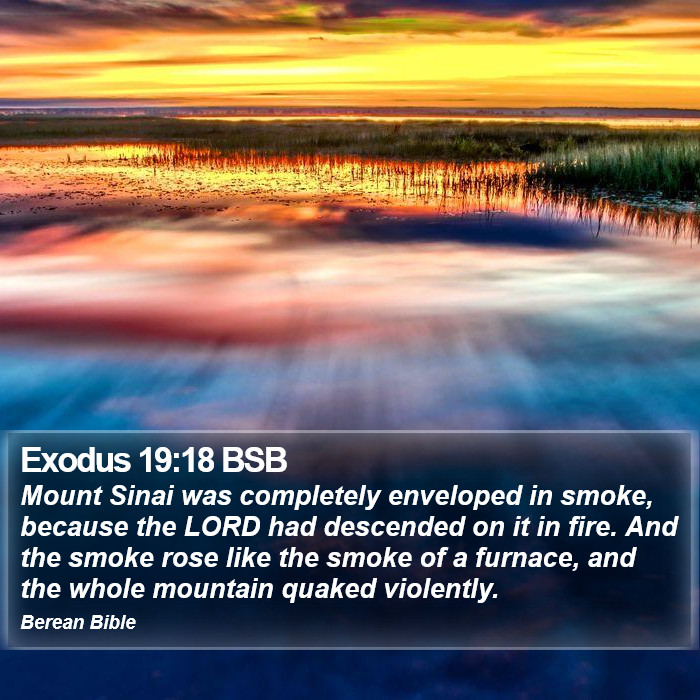 Exodus 19:18 BSB Bible Study