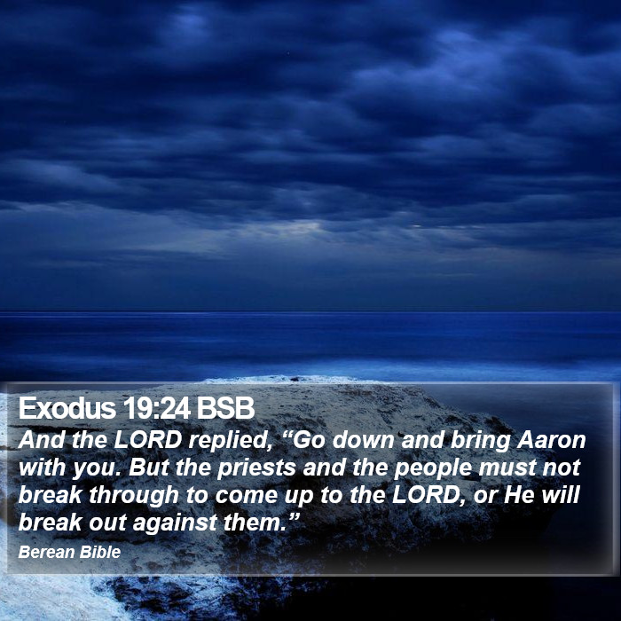 Exodus 19:24 BSB Bible Study