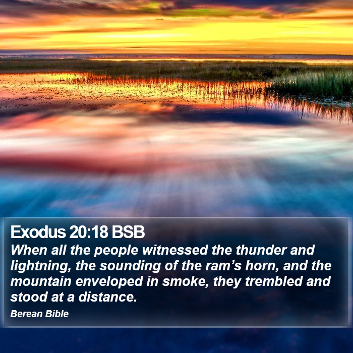 Exodus 20:18 BSB Bible Study