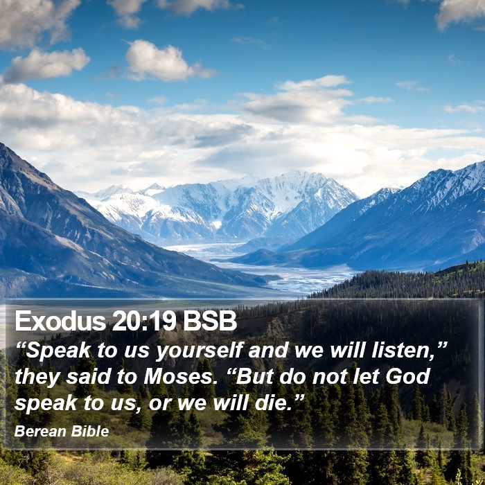 Exodus 20:19 BSB Bible Study