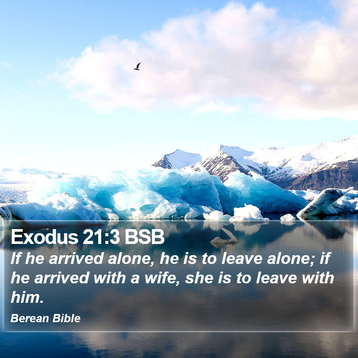 Exodus 21:3 BSB Bible Study