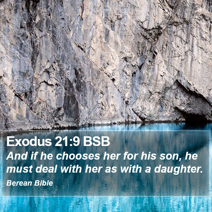 Exodus 21:9 BSB Bible Study