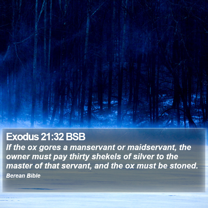 Exodus 21:32 BSB Bible Study