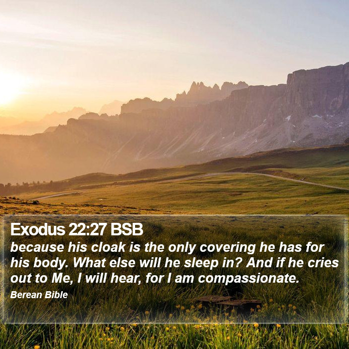 Exodus 22:27 BSB Bible Study