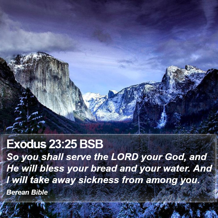 Exodus 23:25 BSB Bible Study