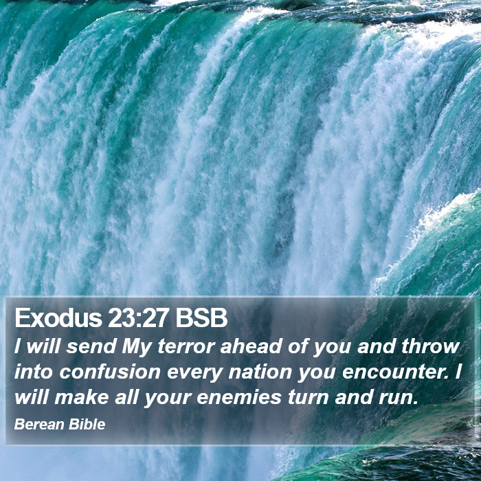 Exodus 23:27 BSB Bible Study