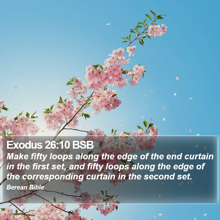 Exodus 26:10 BSB Bible Study