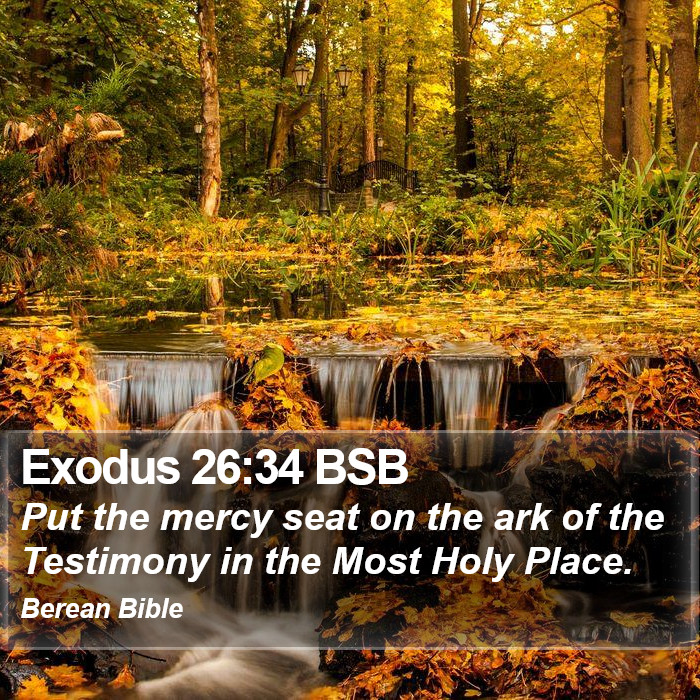 Exodus 26:34 BSB Bible Study