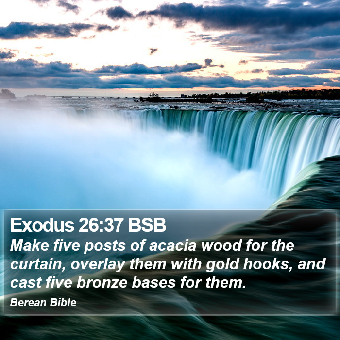 Exodus 26:37 BSB Bible Study