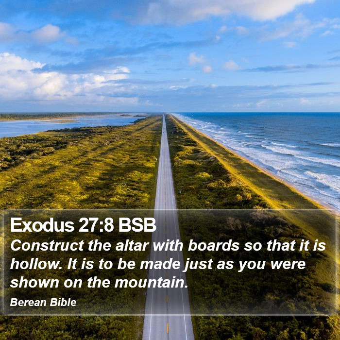 Exodus 27:8 BSB Bible Study