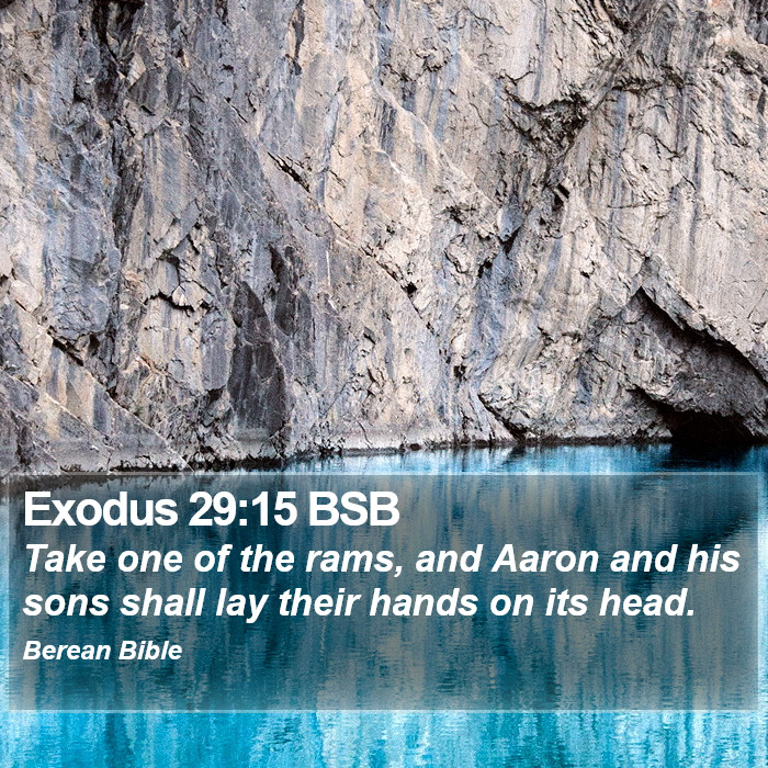 Exodus 29:15 BSB Bible Study