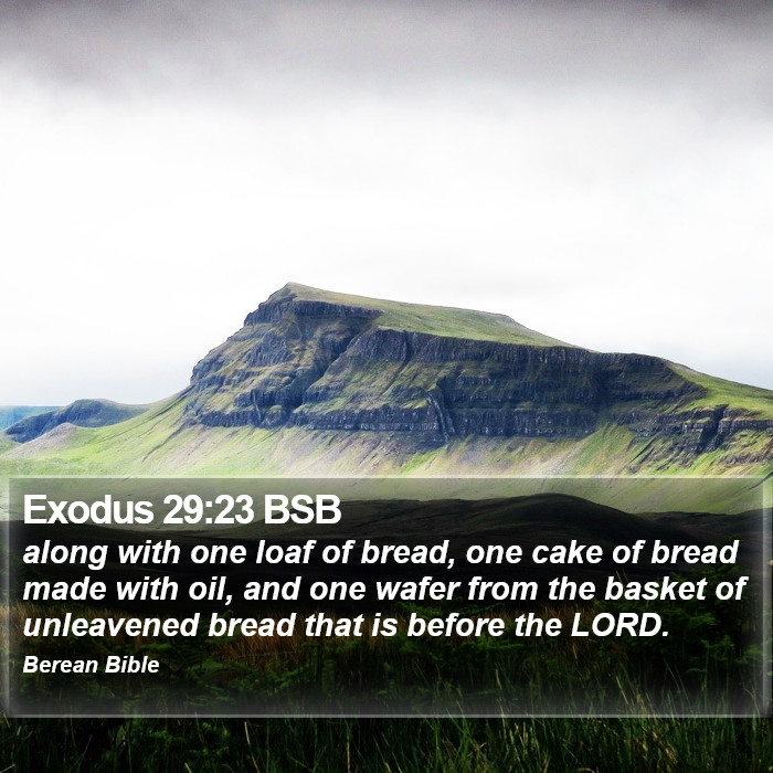 Exodus 29:23 BSB Bible Study