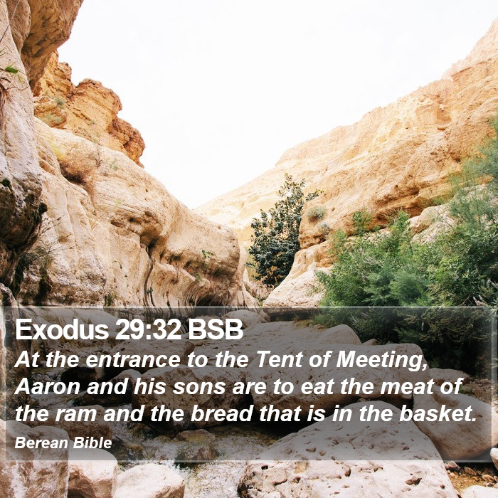 Exodus 29:32 BSB Bible Study