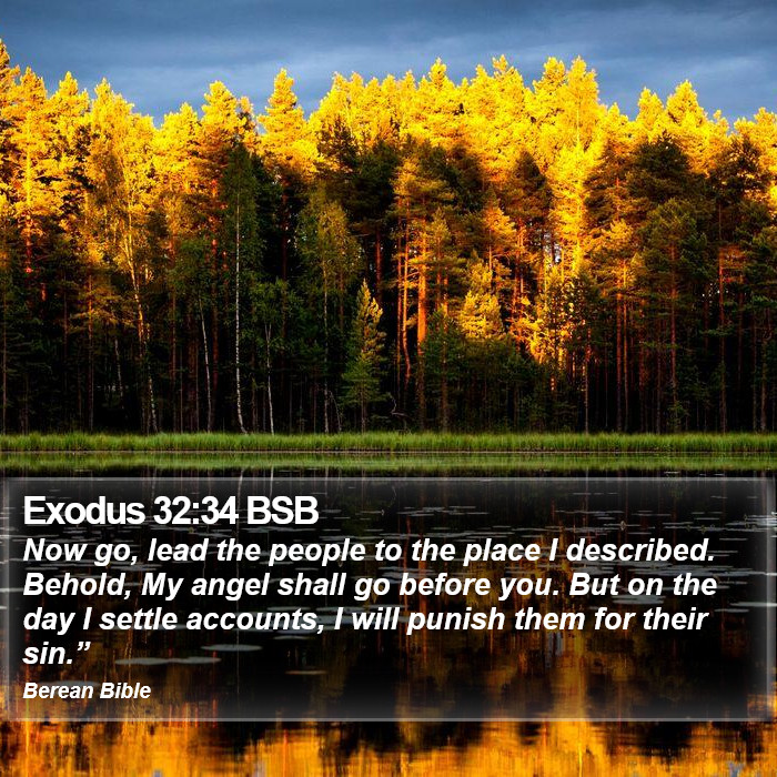 Exodus 32:34 BSB Bible Study