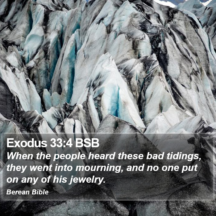 Exodus 33:4 BSB Bible Study