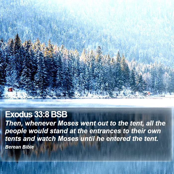 Exodus 33:8 BSB Bible Study