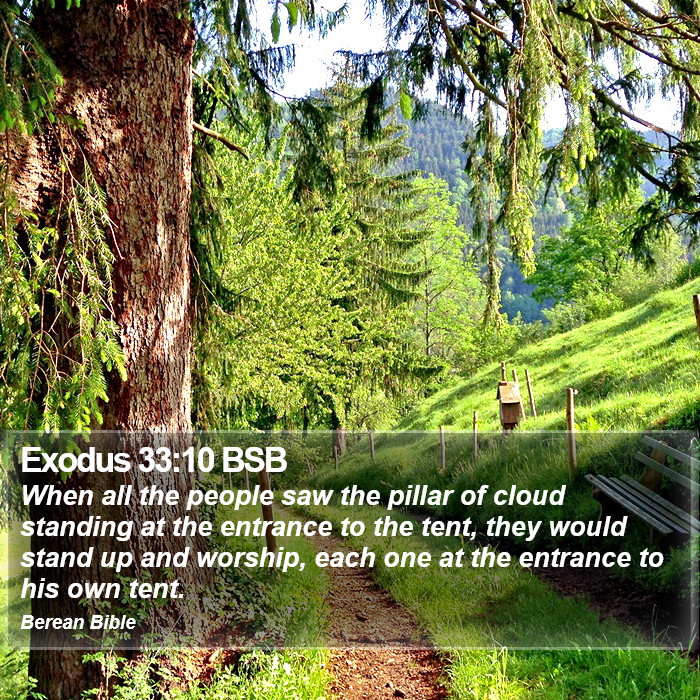 Exodus 33:10 BSB Bible Study