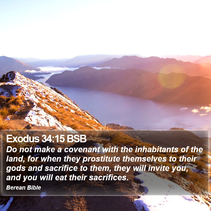 Exodus 34:15 BSB Bible Study