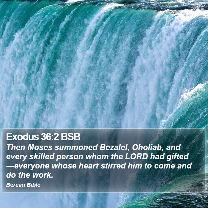 Exodus 36:2 BSB Bible Study