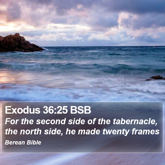 Exodus 36:25 BSB Bible Study