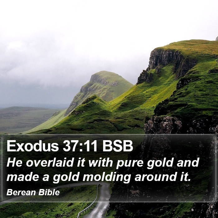 Exodus 37:11 BSB Bible Study