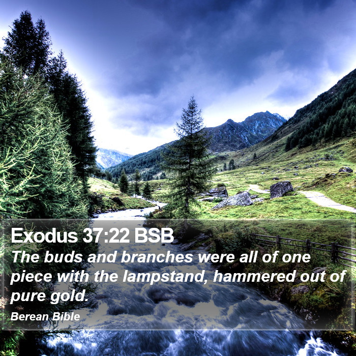 Exodus 37:22 BSB Bible Study