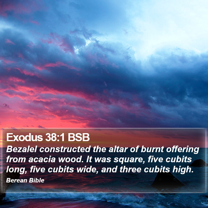 Exodus 38:1 BSB Bible Study