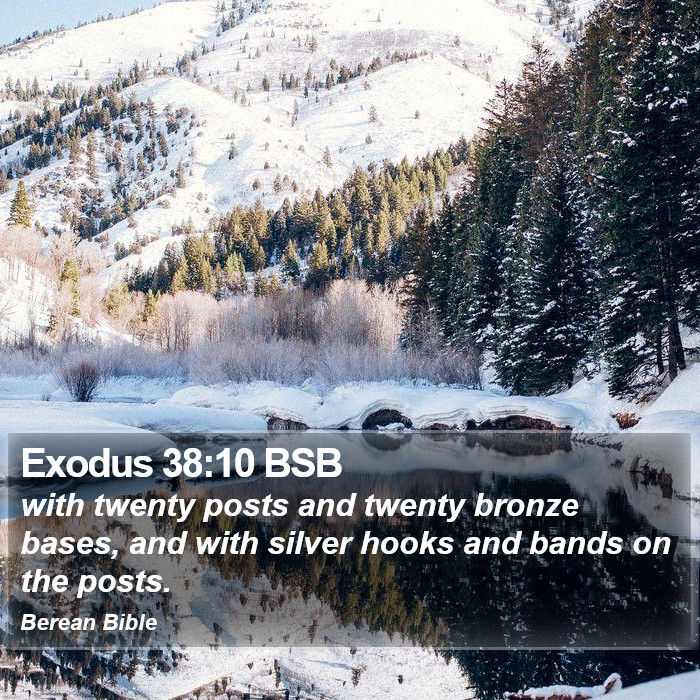 Exodus 38:10 BSB Bible Study