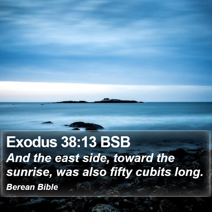 Exodus 38:13 BSB Bible Study