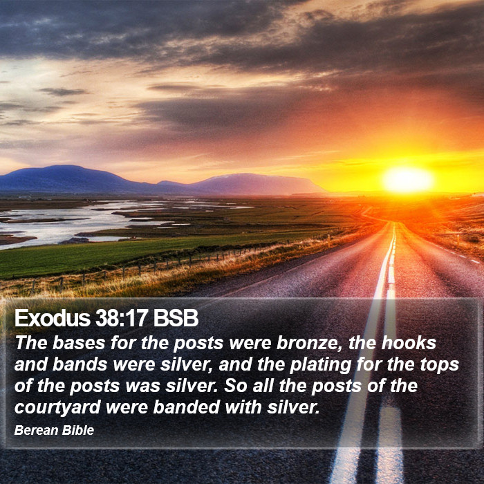 Exodus 38:17 BSB Bible Study