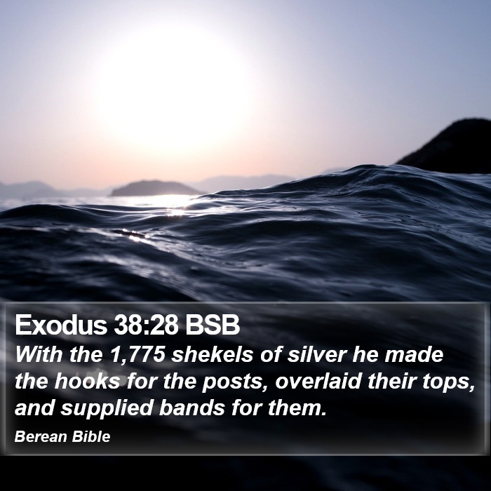 Exodus 38:28 BSB Bible Study