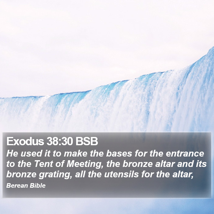 Exodus 38:30 BSB Bible Study