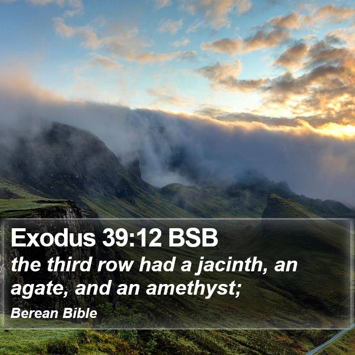 Exodus 39:12 BSB Bible Study