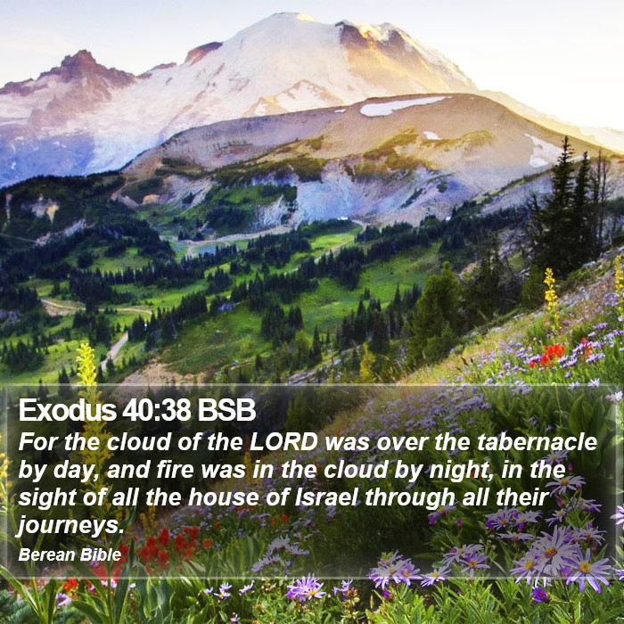 Exodus 40:38 BSB Bible Study