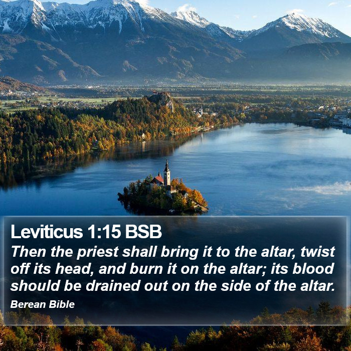 Leviticus 1:15 BSB Bible Study